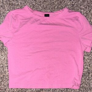 SHEIN Pink Crop Top